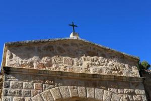 jerusalén israel 22 de diciembre de 2019. la ciudad blanca de jerusalén es la capital de israel. foto