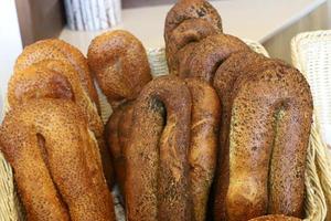 pan y productos de panadería en israel. foto