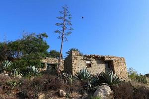 Nahariya Israel June 24, 2021. Achziv is a national park located on the Mediterranean coast in the western Galilee. photo