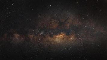 galaxia de la vía láctea, fotografía de larga exposición foto