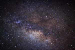 The center of the milky way galaxy, Long exposure photograph photo