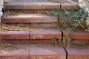 Staircase in the city park. photo