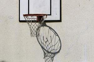 Nahariya Israel August 10, 2020. Sports equipment and equipment in a city park on the seashore. photo