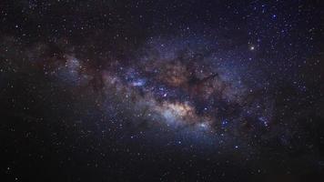 The center of the milky way galaxy, Long exposure photograph photo