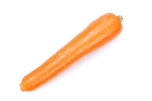 Carrot isolated on white background photo