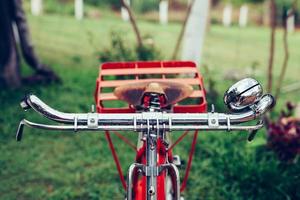 Vintage old bicycle - vintage effect filter style pictures photo