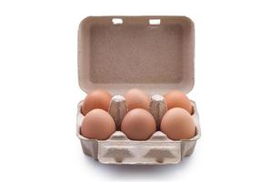 eggs in a carton package photo