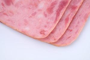 Close up toast ham photo