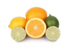 fresh orange,lemon and citrus fruits photo