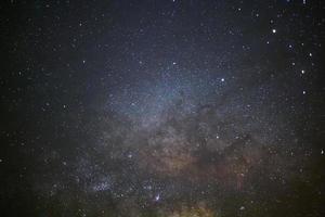 Close-up of Milky Way Galaxy, Long exposure photograph, with grain photo