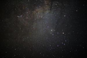 milky way galaxy with stars and space dust in the universe photo