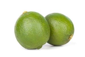 Citrus lime fruit isolated on white background photo