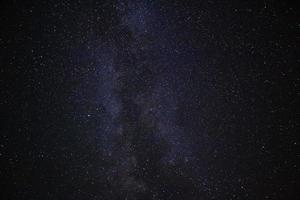 milky way galaxy at phitsanulok in thailand. Long exposure photograph.with grain photo