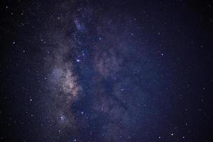 Milky Way galaxy with stars and space dust in the universe photo