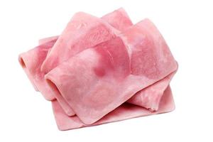 slices of cooked ham photo