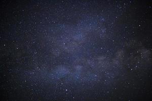 Close up of milky way galaxy with stars and space dust in the universe photo