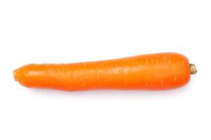 Carrot isolated on white background photo