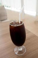 Ice coffee americano photo