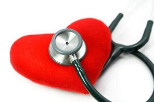stethoscope and red heart photo