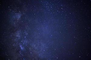 Close up milky way galaxy at phitsanulok in thailand. Long exposure photograph.with grain photo