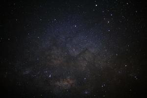 Close-up of Milky Way,Long exposure photograph, with grain photo