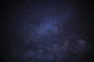 Milky way galaxy with stars and space dust in the universe, Long exposure photograph, with grain. photo