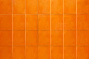 Orange tile bathroom background photo