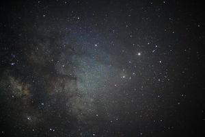 The center of the milky way galaxy,Long exposure photograph, with grain photo