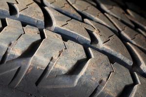 Old tire,selective focus photo