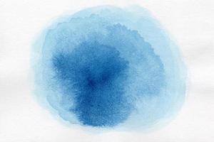 Abstract blue colorful hand draw water color background photo