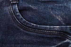 blue jeans back pocket photo