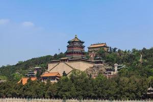 complejo del palacio de verano en la colina de la longevidad, beijing foto
