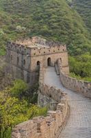 Watchtower of the Great Wall with viewing platform photo