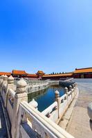 Bridge over inner Golden River in Forbidden City photo