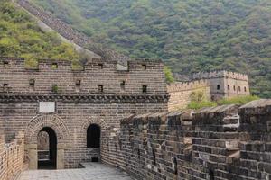 Entrance to watchtower of the Great Wall photo