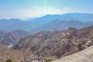 gran muralla china en la temporada de otoño en la ciudad de beijing china gran muralla china una de las 7 maravillas del mundo foto