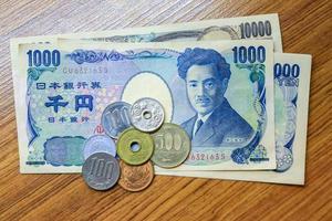 yen japonés, moneda, dinero foto