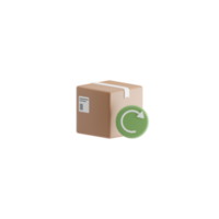 3d geïsoleerd logistiek icoon png