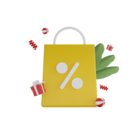 3D Isolated Shop Sale Icon png
