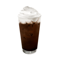 ghiacciato caffè acquerello impostato png