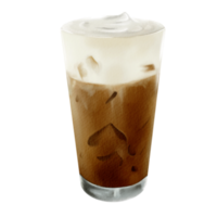 Iced Coffee Watercolor set png