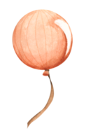 lucht ballonnen. waterverf illustratie voor ansichtkaart, uitnodiging, spandoek. png