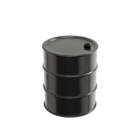 3D Rendering of petroleum oil drum container barrel png