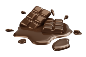 Chocolate Bar 3d render png