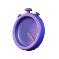 stopwatch icon 3d design colorfull png