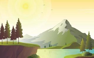 Nature Landscape and Scenery vector