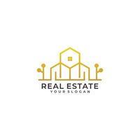 Inspirational real estate building logo design bundle vector