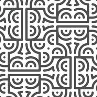 Abstract seamless geometric shape lines pattern vector