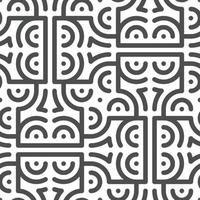 Abstract seamless geometric shape lines pattern vector