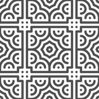 Abstract seamless geometric shape lines pattern vector